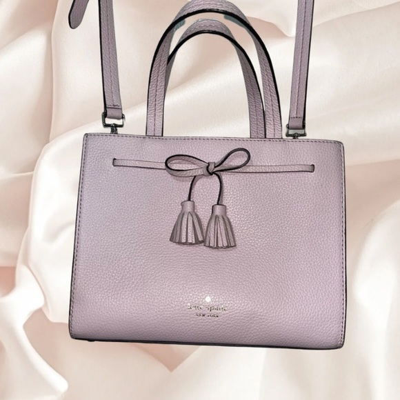 Kate Spade Hayes Small Satchel in ‘Rosy Cheeks’ - Picture 12 of 13